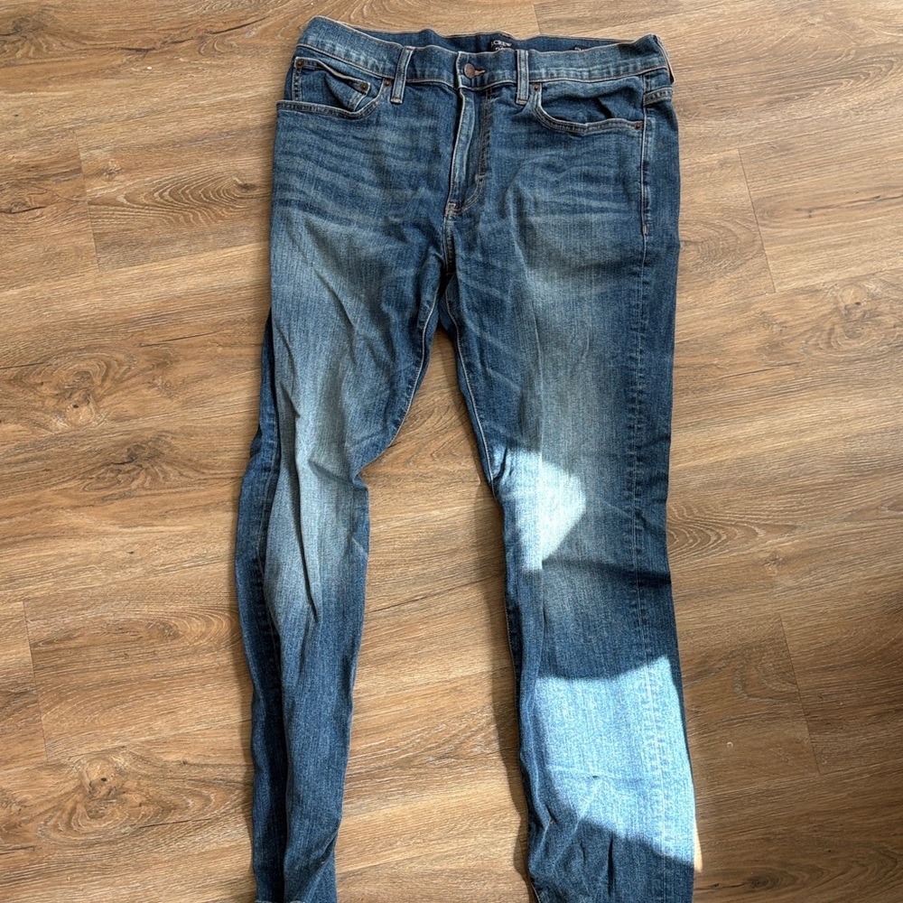 J. Crew Dark Blue Straight Jeans
